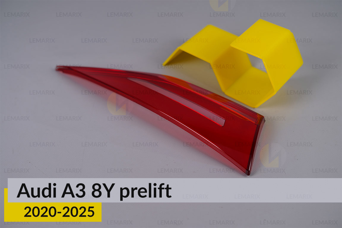 Скло заднього ліхтаря внутрішнє в кришці багажника Audi A3 8Y (2020-2026) дорест ліве