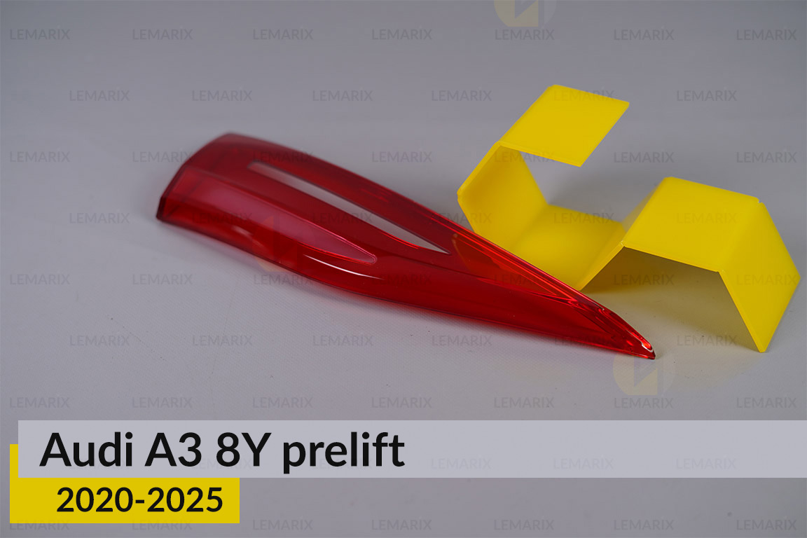 Скло заднього ліхтаря внутрішнє в кришці багажника Audi A3 8Y (2020-2026) дорест ліве