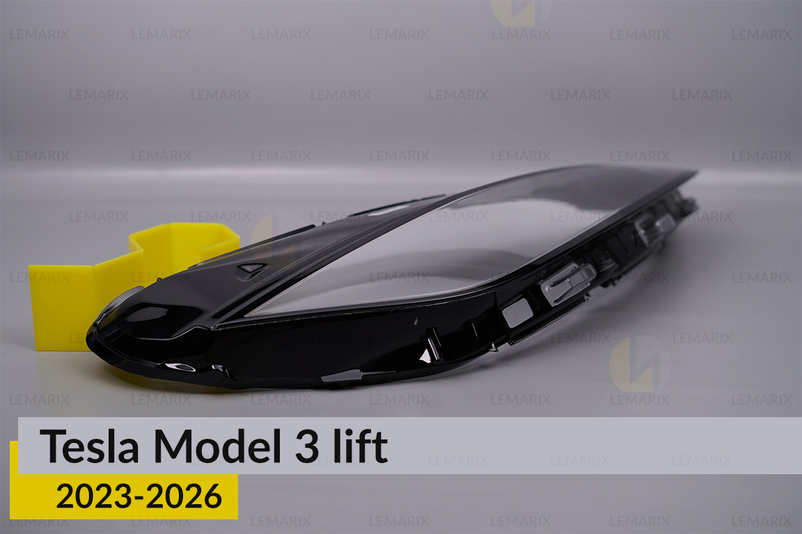 Скло фари Tesla Model 3 (2023-2026) рест праве