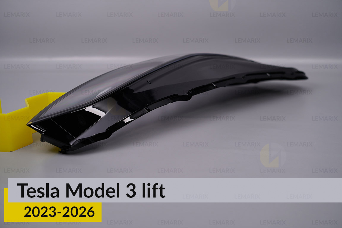 Скло фари Tesla Model 3 (2023-2026) рест праве