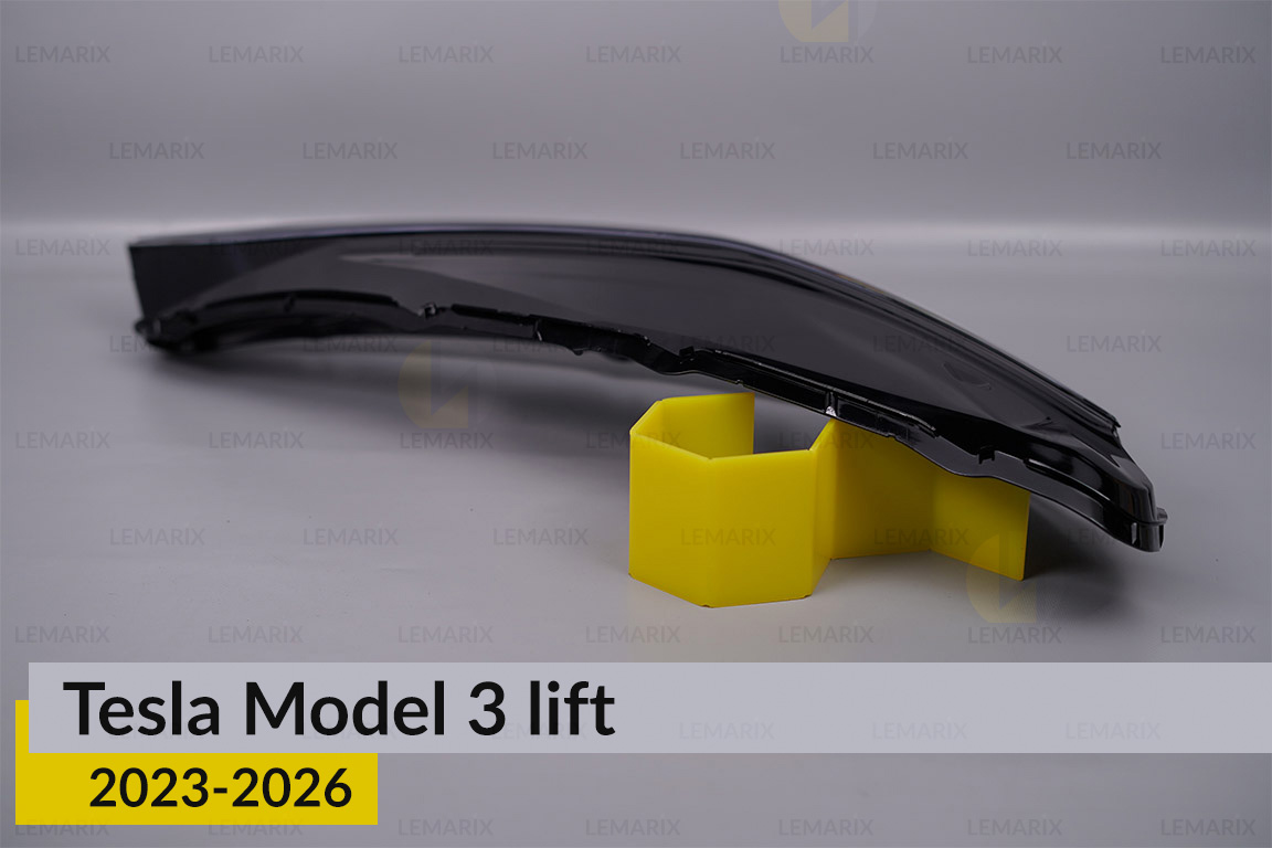 Скло фари Tesla Model 3 (2023-2026) рест праве