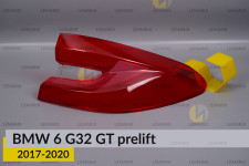 Стекло заднего фонаря внешнее в крыле BMW 6 G32 GT (2017-2020) дорест правое