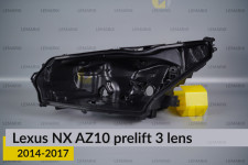 Корпус фари Lexus NX AZ10 3 лінзи (2014-2017) дорест лівий