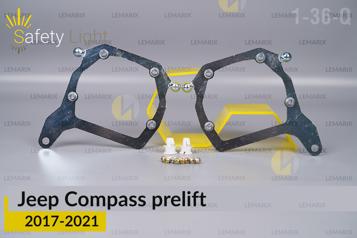 Перехідна рамка для Jeep Compass (2017-2021) дорест