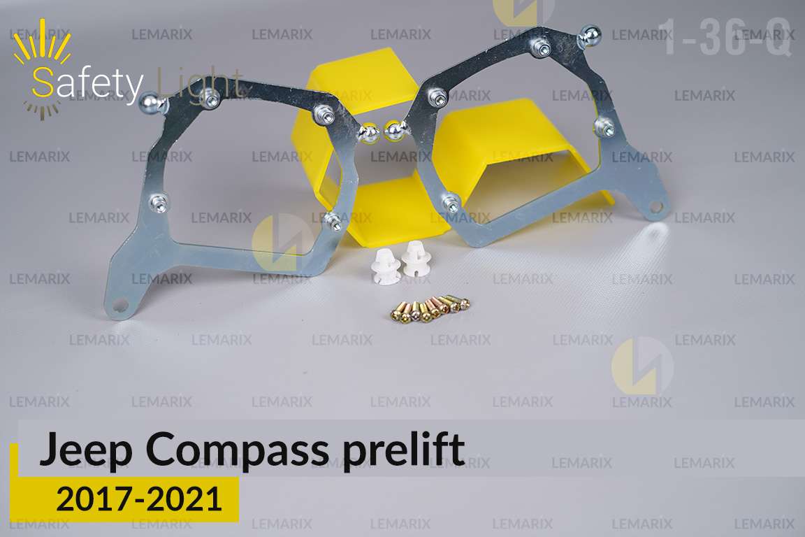 Перехідна рамка для Jeep Compass (2017-2021) дорест