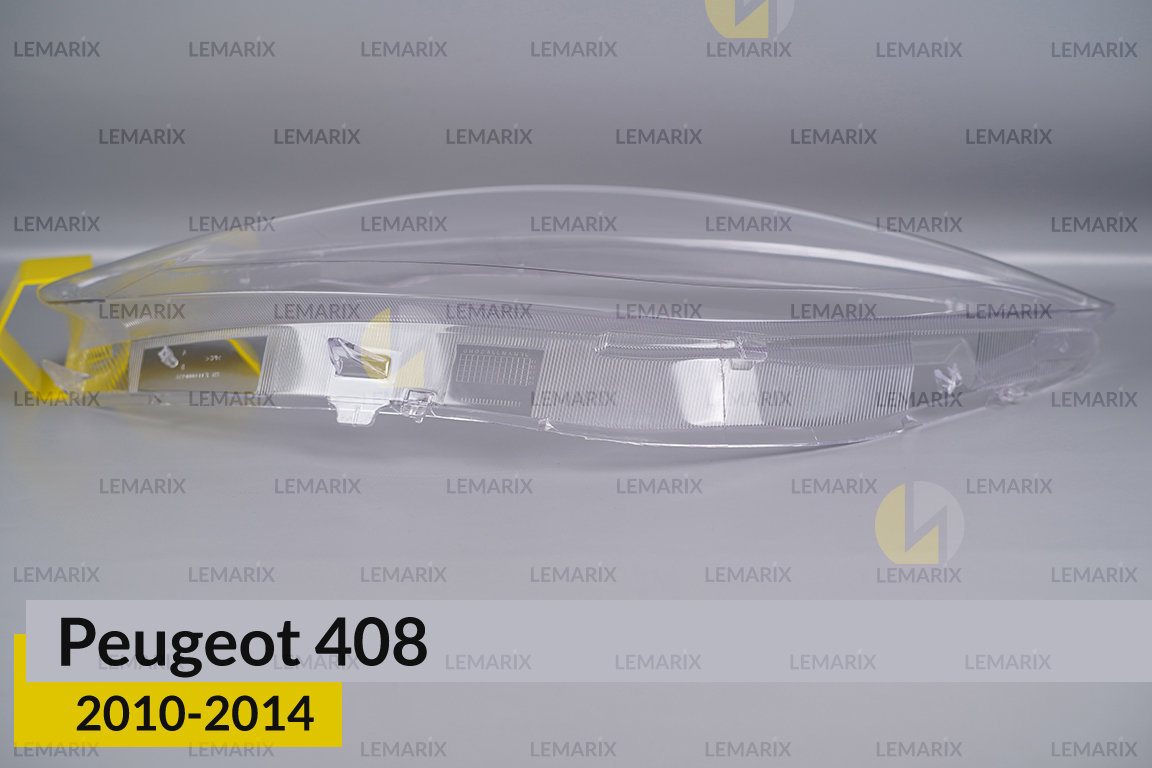 Скло фари Peugeot 408 (2010-2014) ліве