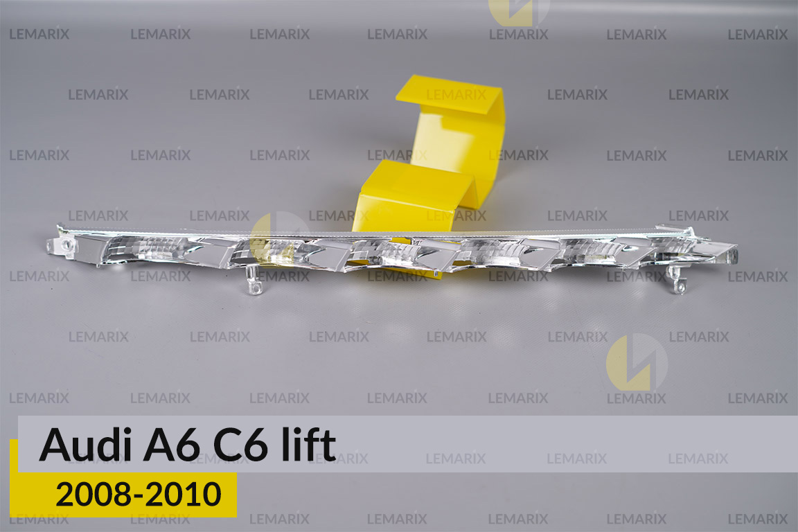 Хромована декоративна маска нижня Audi A6 C6 (2008-2010) рест права