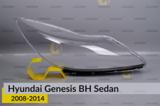 Стекло фары Hyundai Genesis BH Sedan (2008-2014) правое