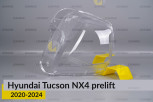 Скло фари Hyundai Tucson NX4 (2020-2024) дорест праве