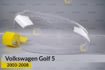 Скло фари VW Volkswagen Golf 5 (2003-2008) праве