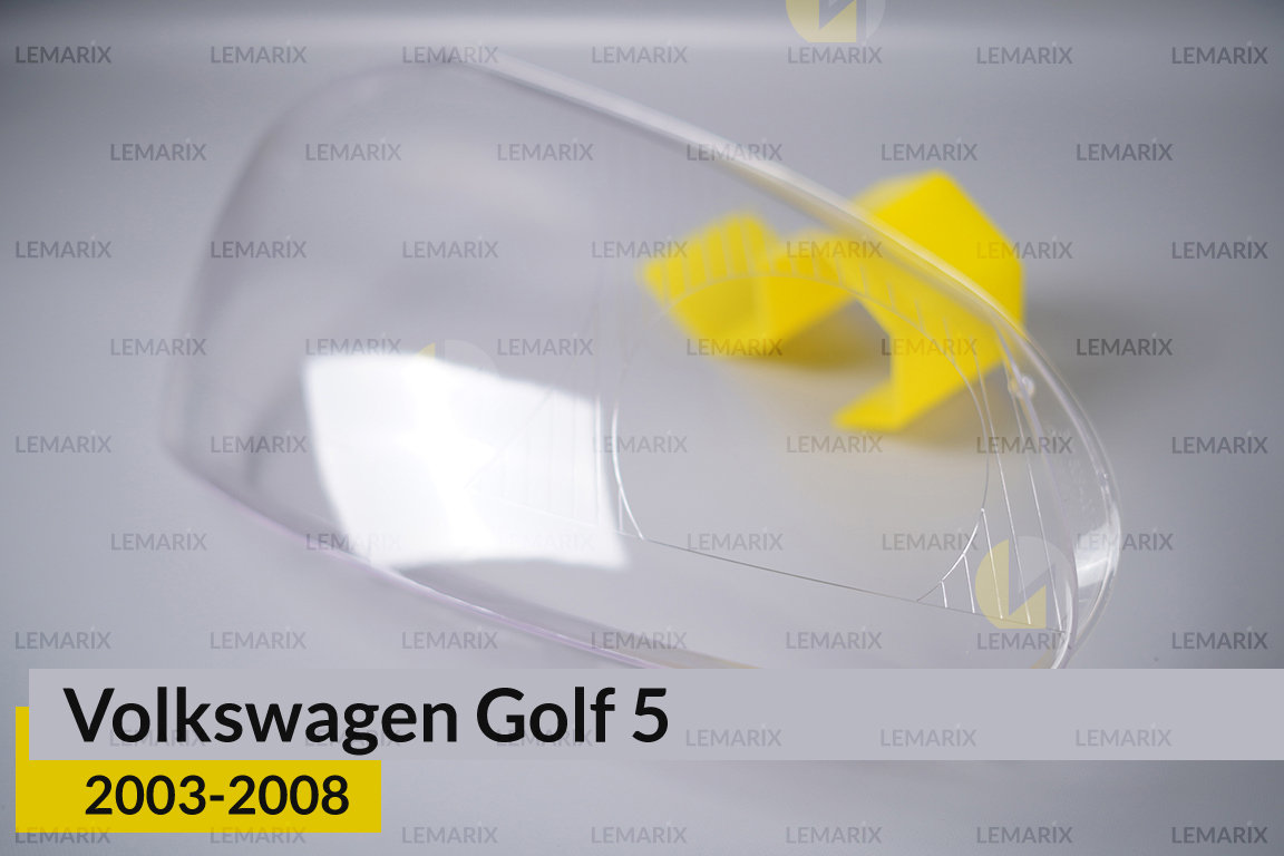 Скло фари VW Volkswagen Golf 5 (2003-2008) праве