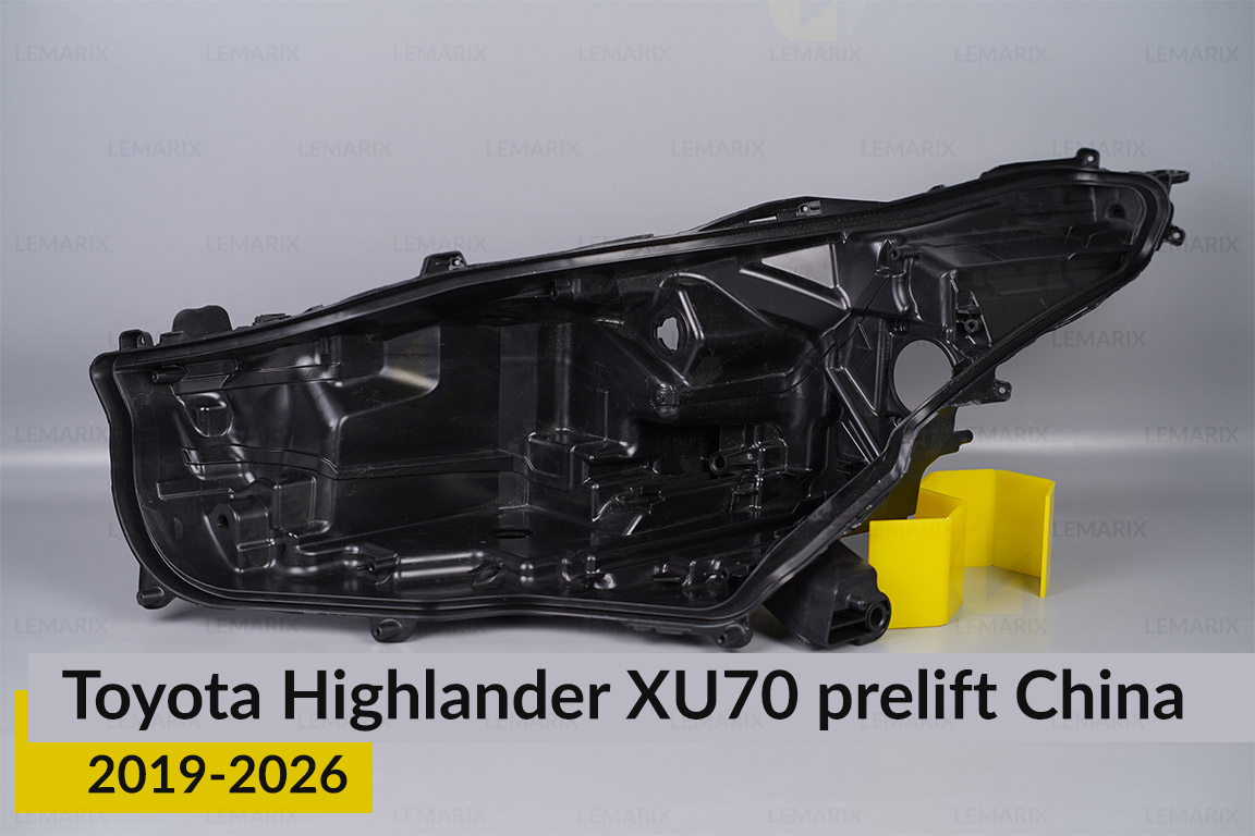 Корпус фари Toyota Highlander XU70 (2019-2026) дорест правий