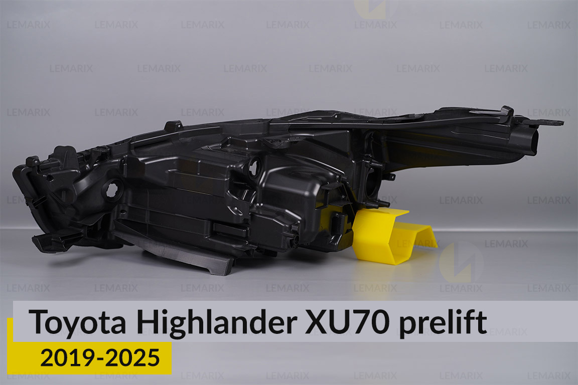Корпус фари Toyota Highlander XU70 (2019-2026) дорест правий