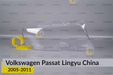 Стекло фары VW Volkswagen Passat Lingyu China (2005-2011) правое