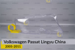 Скло фари VW Volkswagen Passat Lingyu China (2005-2011) праве