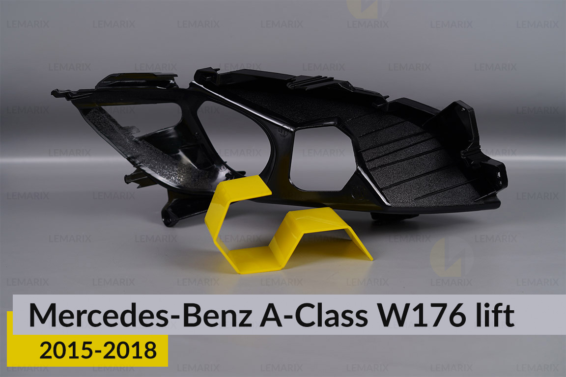 Декоративна маска середня Mercedes-Benz A-Class W176 (2015-2018) рест ліва