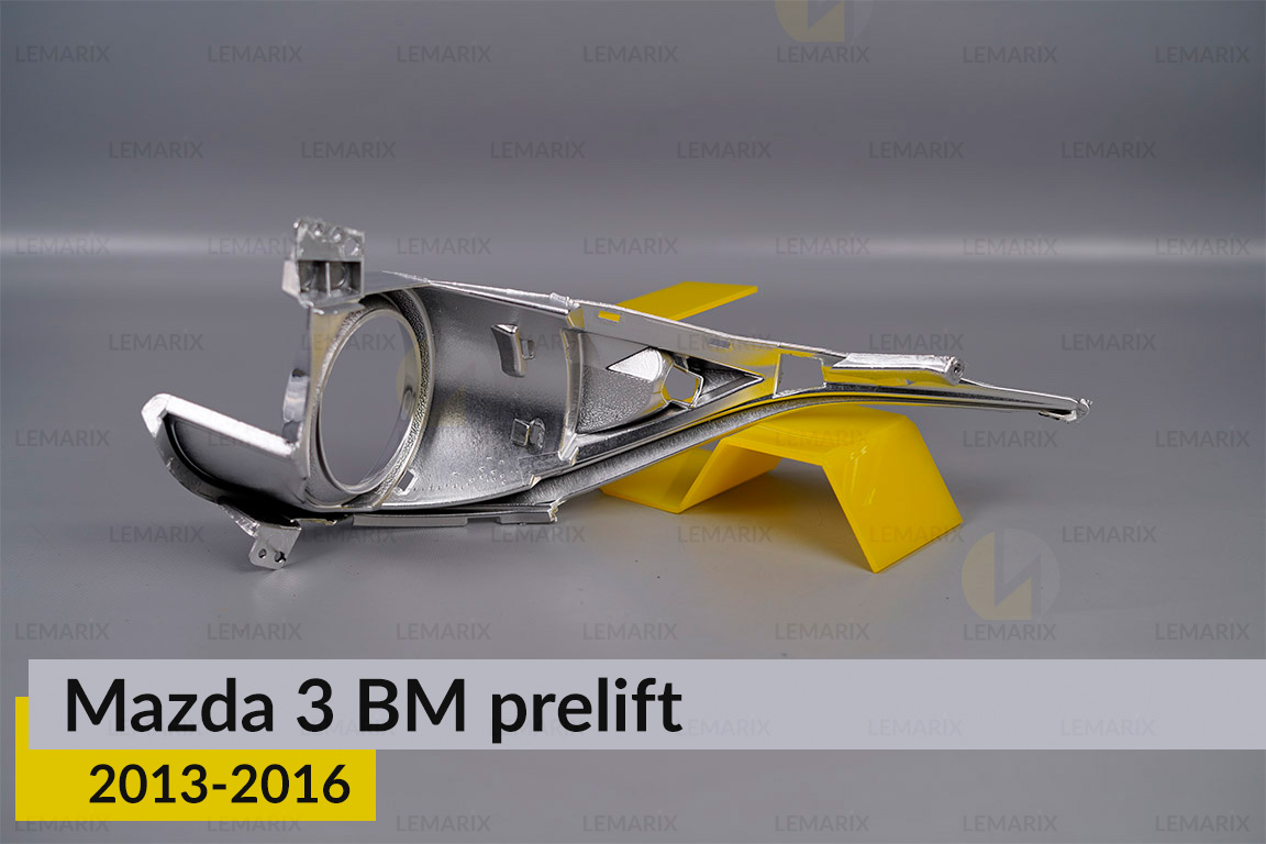 Хромована маска Mazda 3 BM (2013-2016) дорест права