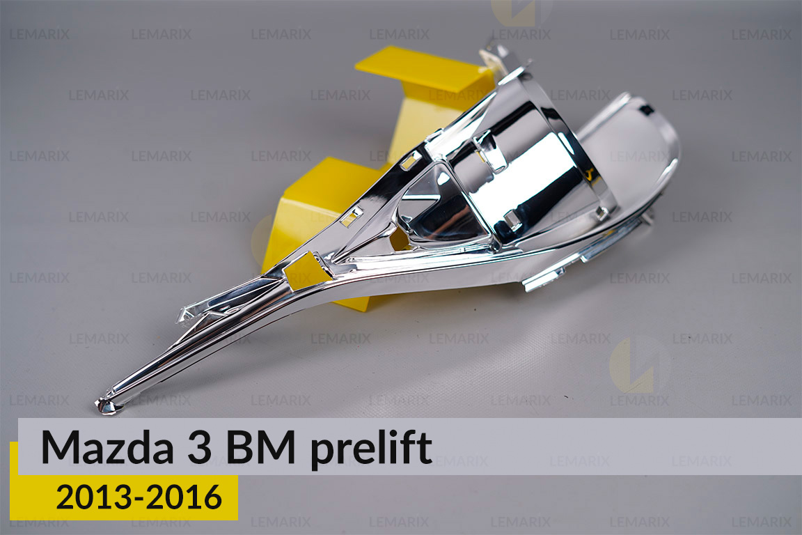 Хромована маска Mazda 3 BM (2013-2016) дорест права