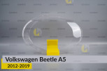 Скло фари VW Volkswagen Beetle A5 (2012-2019) ліве
