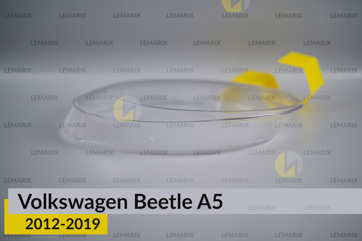 Скло фари VW Volkswagen Beetle A5 (2012-2019) ліве