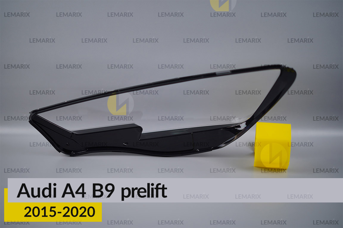 Скло фари Audi A4 B9 (2015-2020) дорест праве