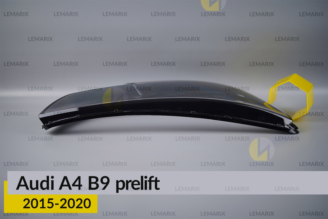 Скло фари Audi A4 B9 (2015-2020) дорест праве