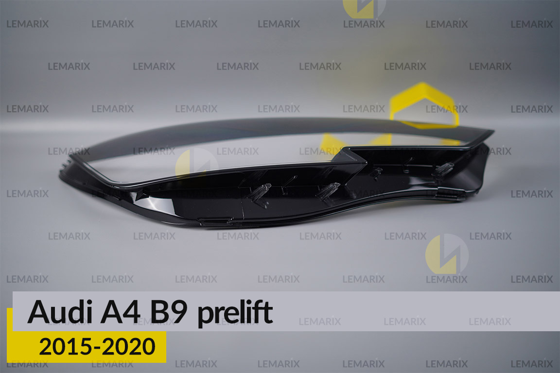 Скло фари Audi A4 B9 (2015-2020) дорест праве