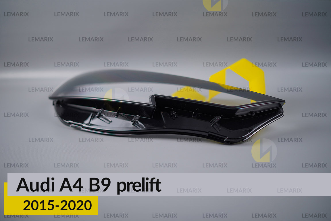 Скло фари Audi A4 B9 (2015-2020) дорест праве