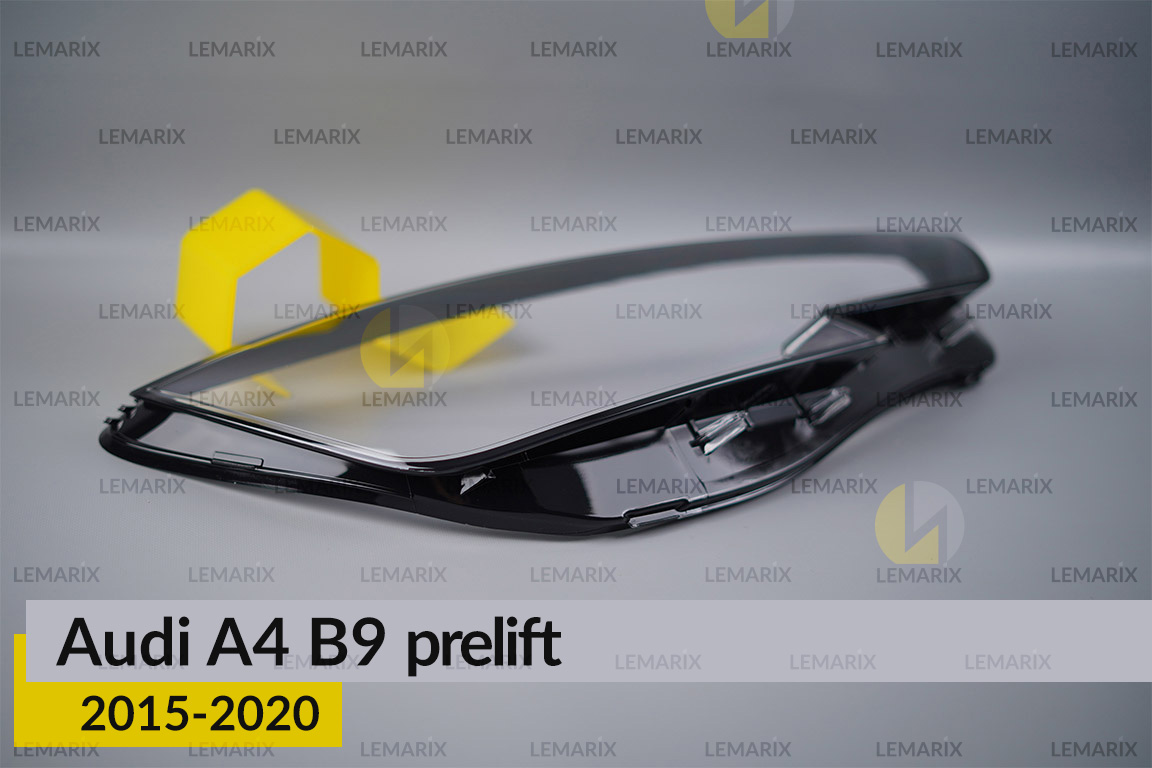 Скло фари Audi A4 B9 (2015-2020) дорест праве