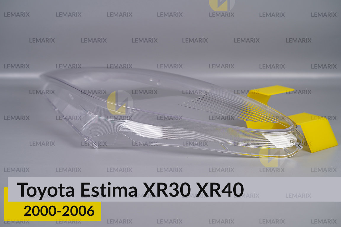 Скло фари Toyota Estima XR30 XR40 (2000-2006) ліве