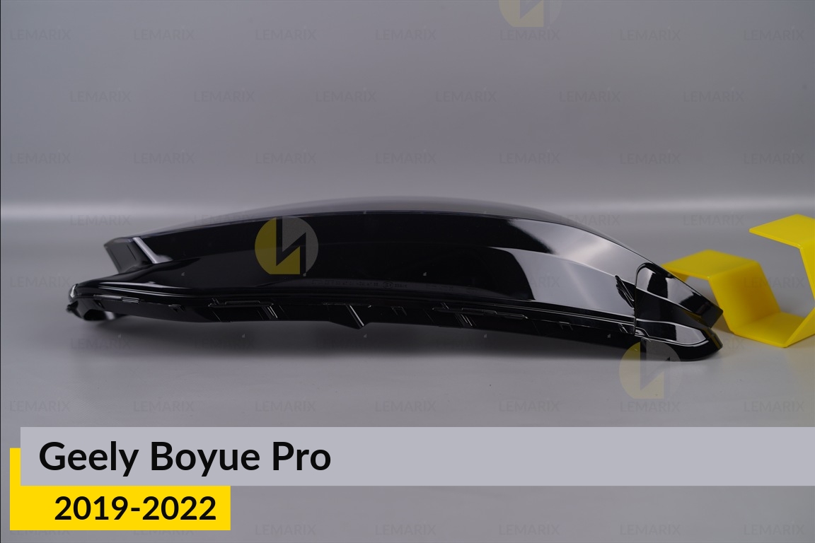 Скло фари Geely Boyue Pro LED (2019-2022) праве