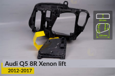 Крышка колпак заглушка фары Audi Q5 8R Xenon (2012-2017) рест правая
