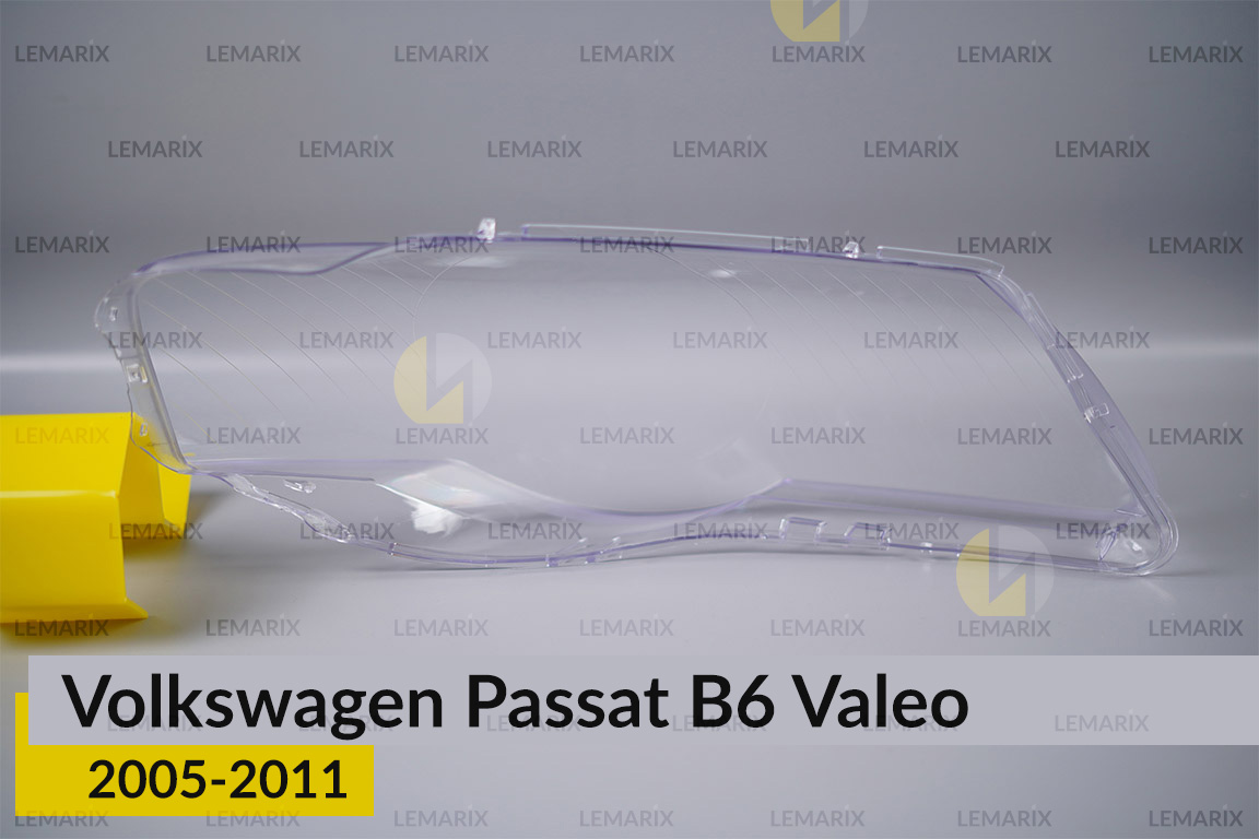 Скло фари VW Volkswagen Passat B6 Valeo (2005-2011) ліве