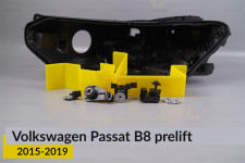 Ремкомплект крепления корпуса фар VW Volkswagen Passat B8 (2015-2019) дорест левый – 4 ед.