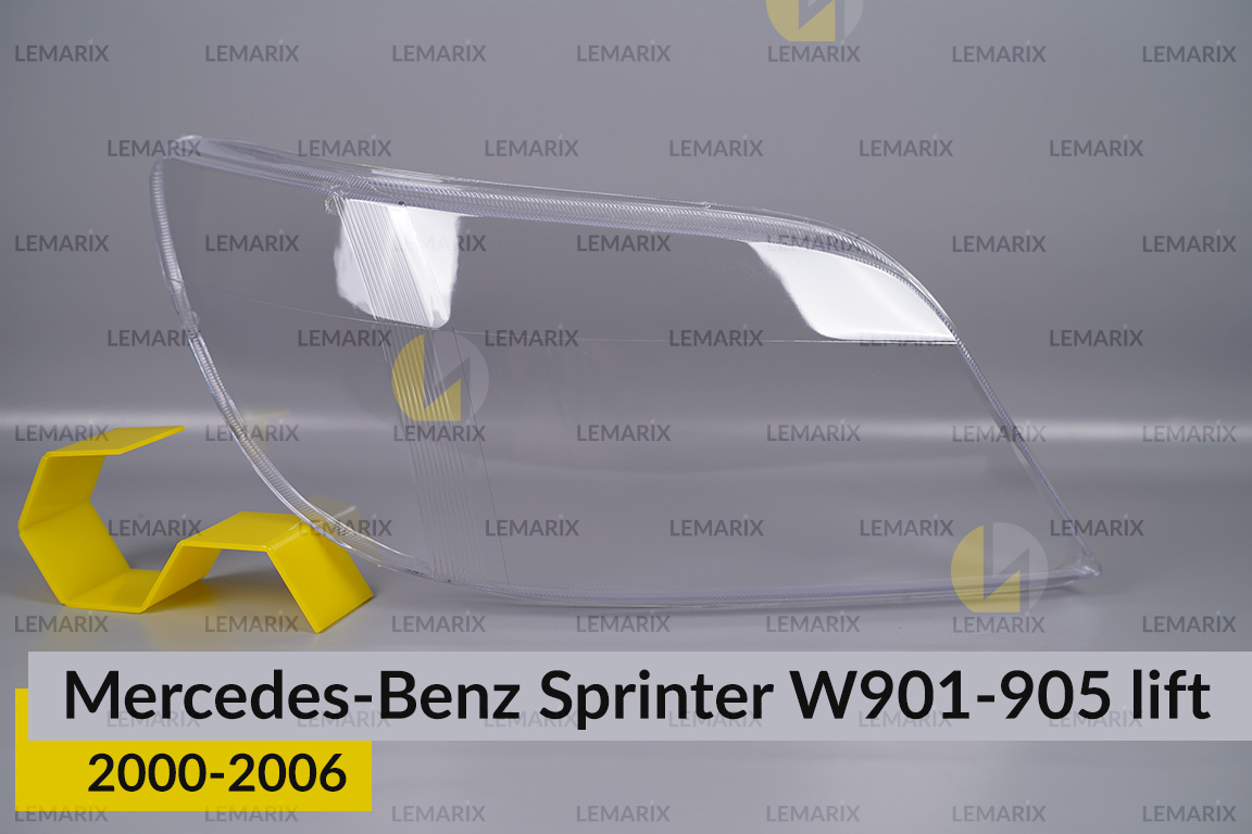 Скло фари Mercedes-Benz Sprinter W901 W902 W903 W904 W905 (2000-2006) рест праве