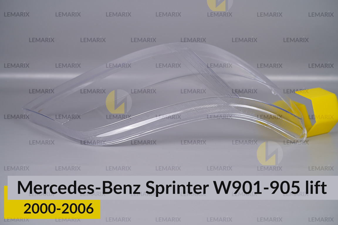 Скло фари Mercedes-Benz Sprinter W901 W902 W903 W904 W905 (2000-2006) рест праве