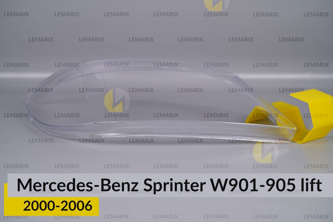 Скло фари Mercedes-Benz Sprinter W901 W902 W903 W904 W905 (2000-2006) рест праве