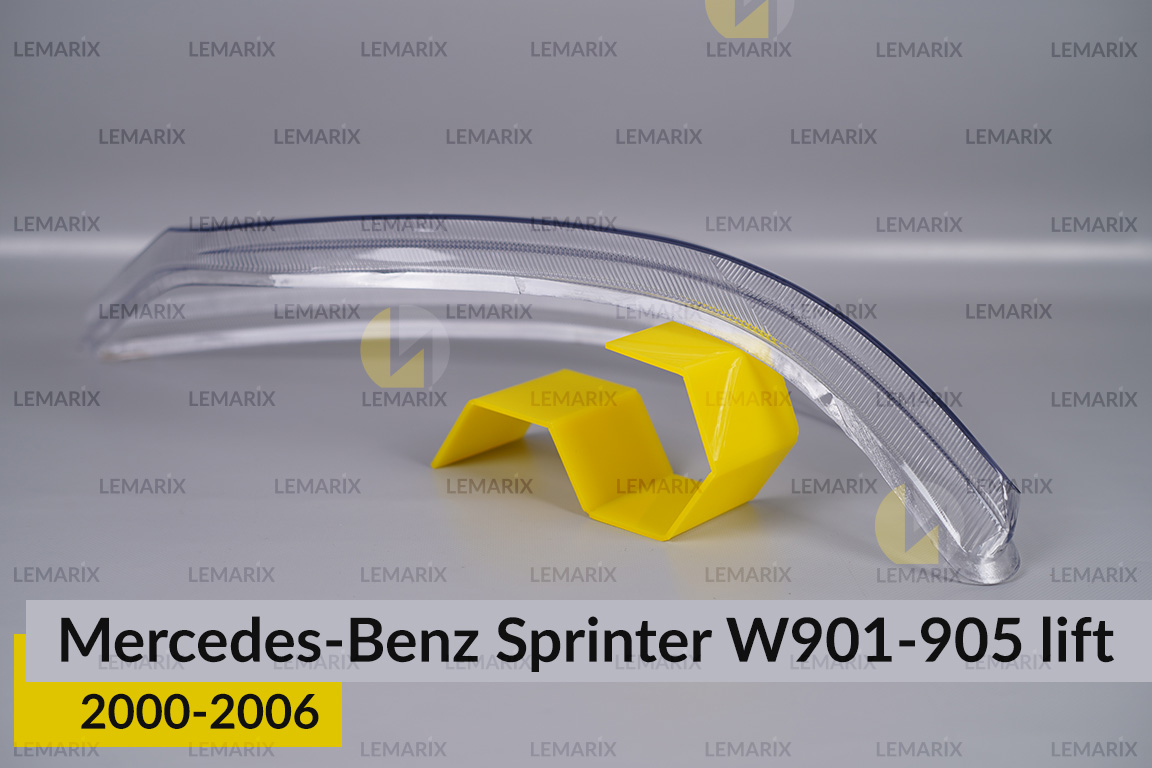 Скло фари Mercedes-Benz Sprinter W901 W902 W903 W904 W905 (2000-2006) рест праве