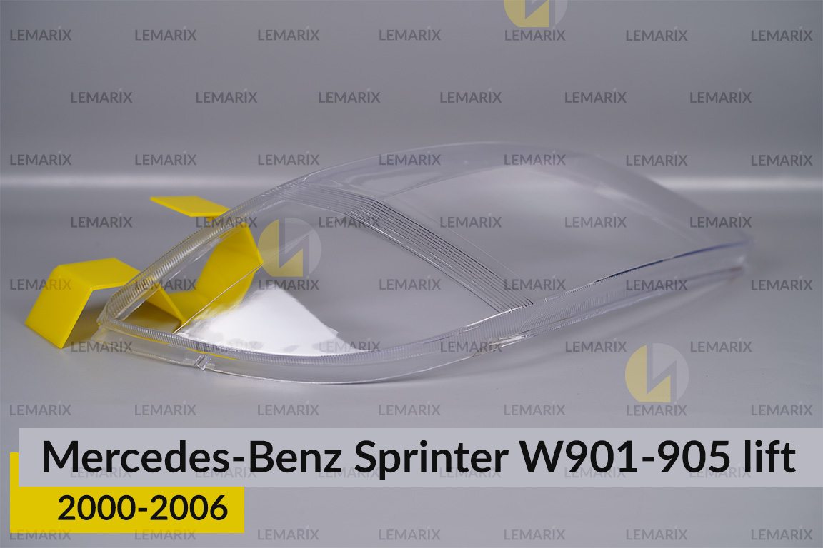 Скло фари Mercedes-Benz Sprinter W901 W902 W903 W904 W905 (2000-2006) рест праве