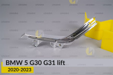 Декоративна маска світловода під зовнішній світловод BMW 5 G30 G31 (2020-2023) рест ліва