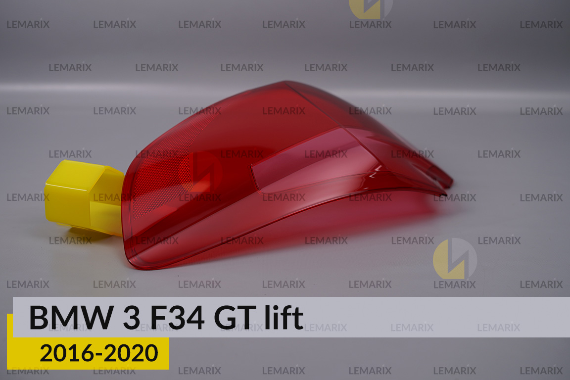 Скло заднього ліхтаря зовнішнє в крилі BMW 3 F34 GT (2016-2020) рест праве