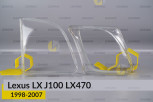 Скло фари Lexus LX J100 LX470 (1998-2007) праве