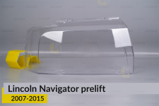 Скло фари Lincoln Navigator (2007-2015) дорест праве