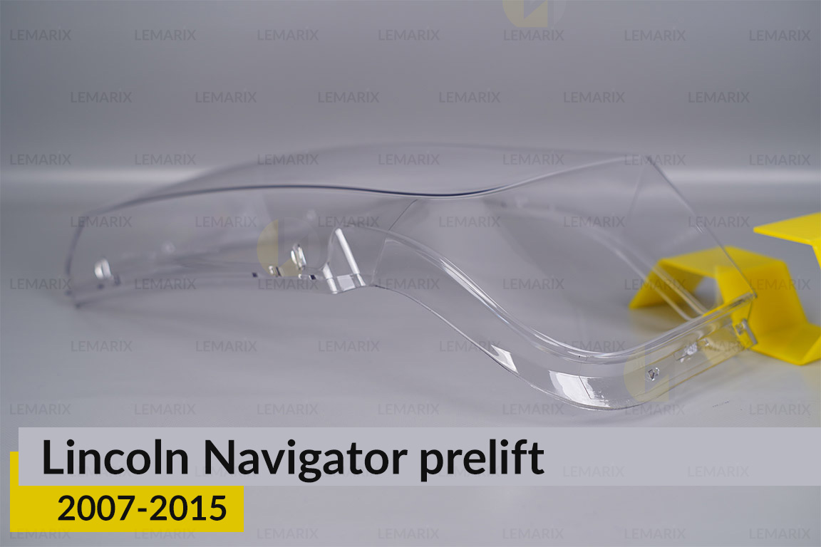 Скло фари Lincoln Navigator (2007-2015) дорест праве
