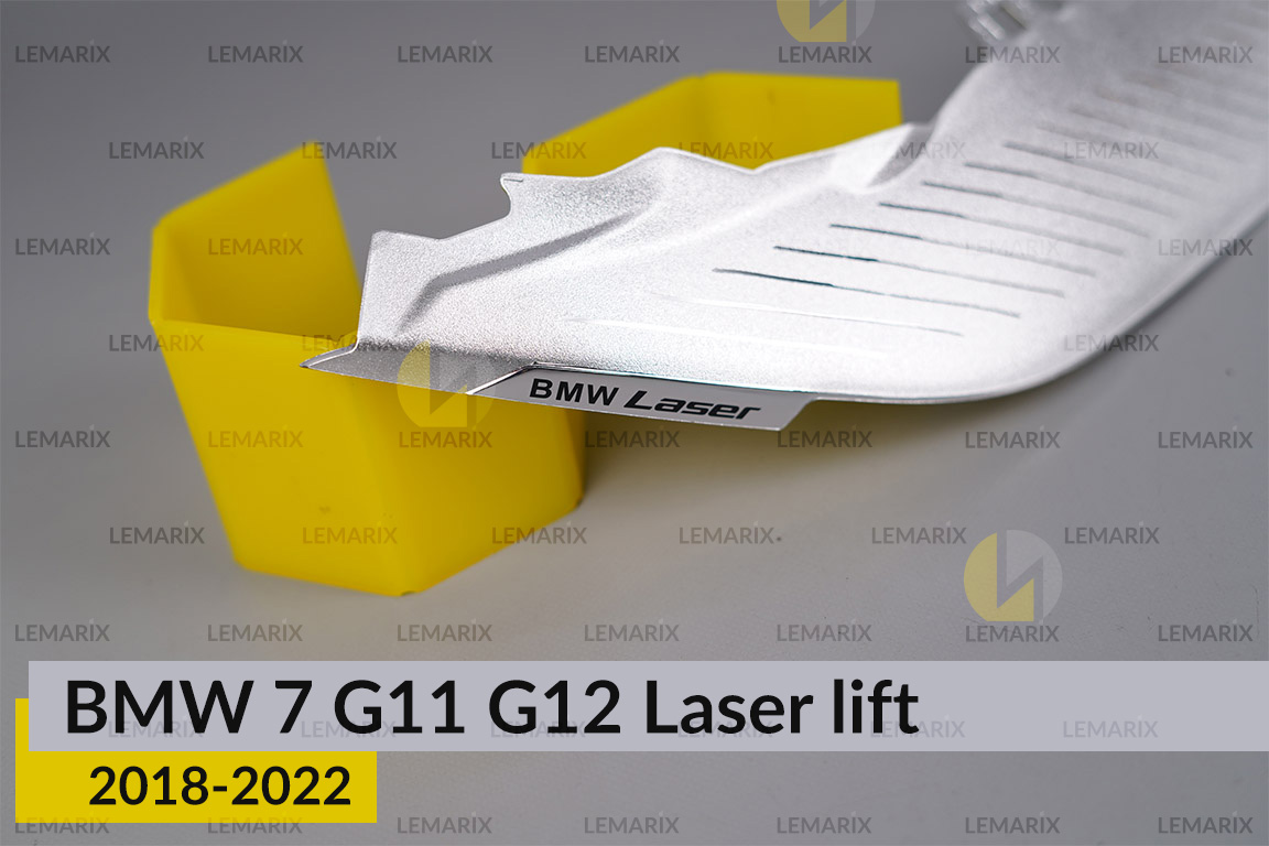 Хромована декоративна маска верхня BMW 7 G11 G12 Laser (2019-2022) рест права