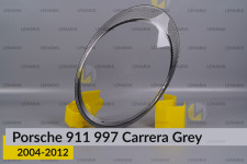 Скло фари Porsche 911 997 Carrera Grey (2004-2012) ліве