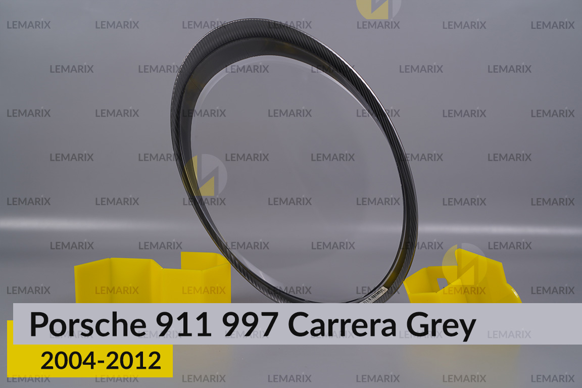 Скло фари Porsche 911 997 Carrera Grey (2004-2012) ліве