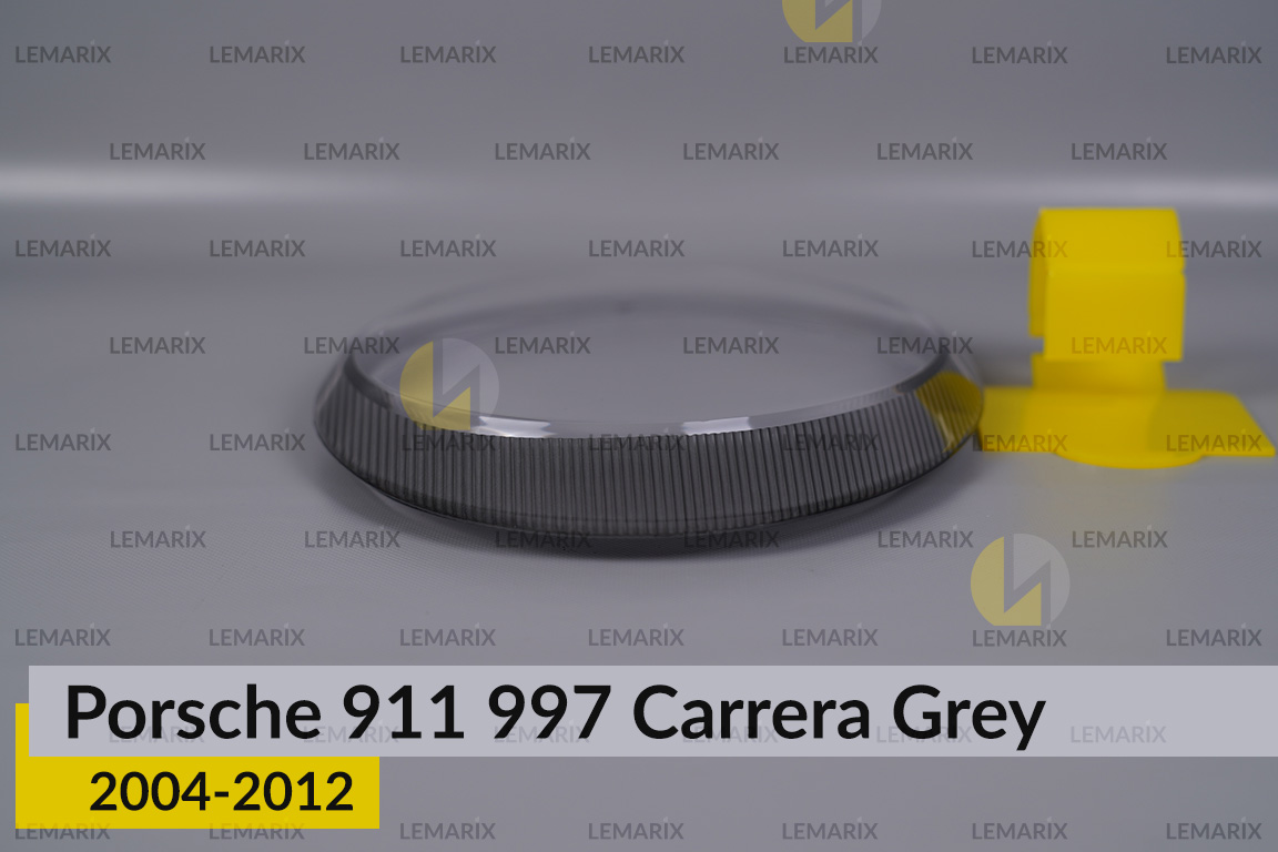 Скло фари Porsche 911 997 Carrera Grey (2004-2012) ліве