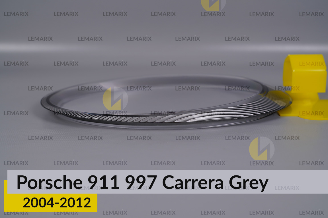 Скло фари Porsche 911 997 Carrera Grey (2004-2012) ліве