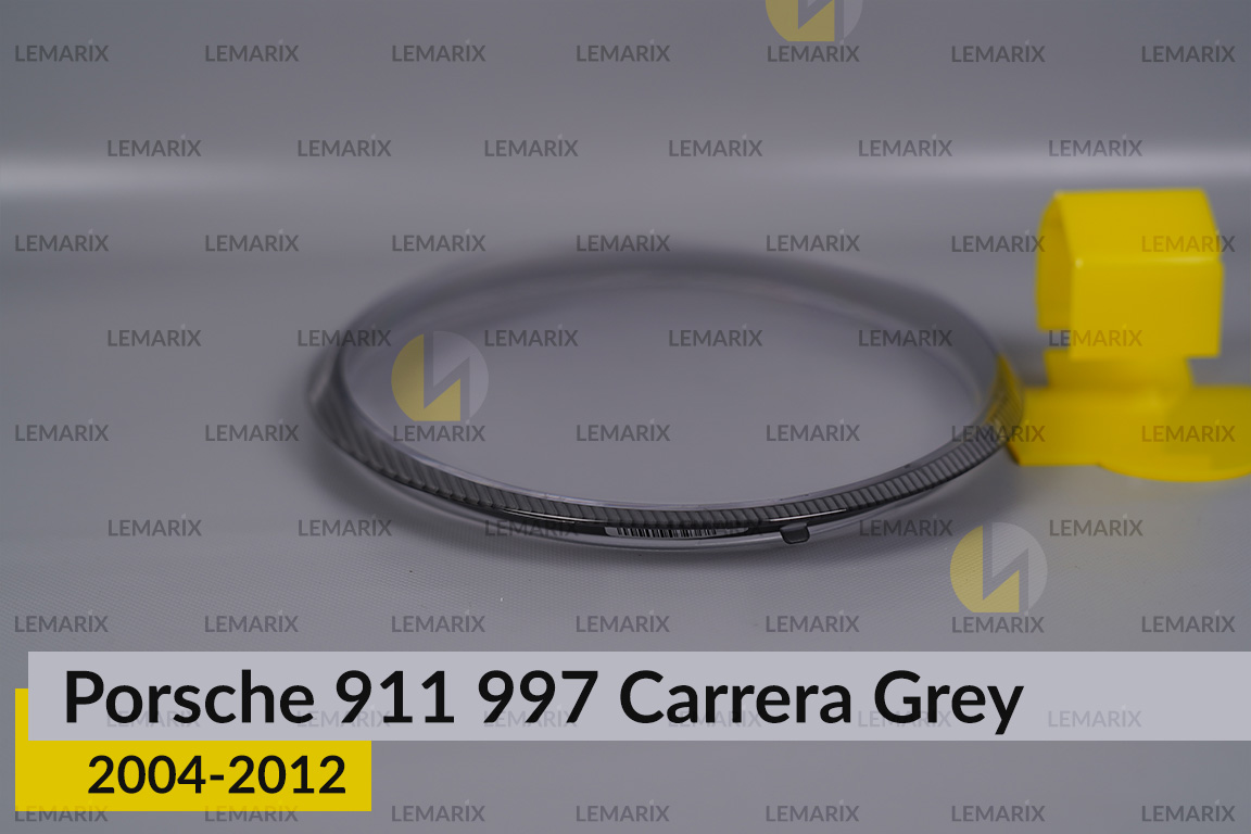Скло фари Porsche 911 997 Carrera Grey (2004-2012) ліве